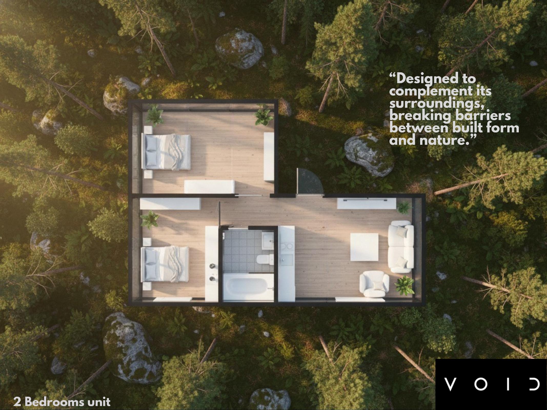 Void 2 bedroom unit